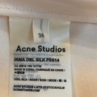 Acne Skirt Silk in Cream