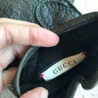 Gucci Handschoenen Leer in Groen