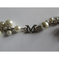 Maison Michel Haarschmuck aus Perlen in Weiß