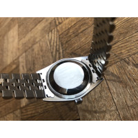 Rolex Armbanduhr aus Stahl in Silbern