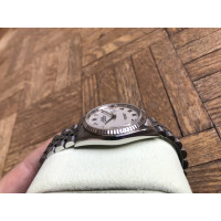 Rolex Armbanduhr aus Stahl in Silbern