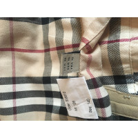 Burberry Jacke/Mantel aus Baumwolle in Beige