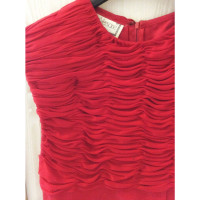 Gianni Versace Dress Linen in Red