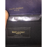 Saint Laurent Umhängetasche aus Leder in Blau