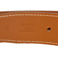 Hermès Belt Leather in White