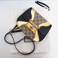 Gucci Handtas Leer in Goud