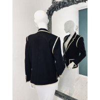 Saint Laurent Blazer Katoen in Zwart