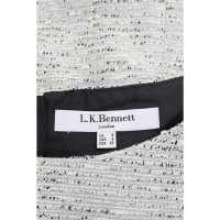 L.K. Bennett Dress Cotton in Silvery
