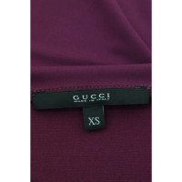 Gucci Kleid aus Viskose in Violett