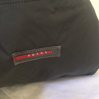 Prada Clutch Bag Canvas in Black