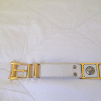 Gianni Versace Belt Leather in White