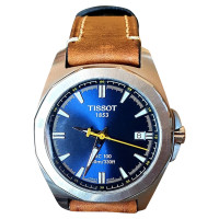 Tissot Armbanduhr aus Stahl in Blau