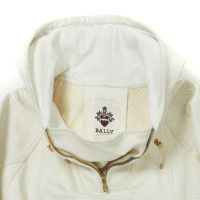 Bally Giacca/Cappotto in Pelle in Crema