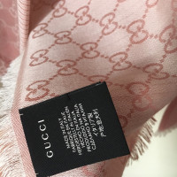 Gucci Echarpe/Foulard en Laine en Rose/pink