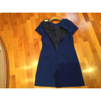 Michael Kors Kleid aus Wolle in Blau