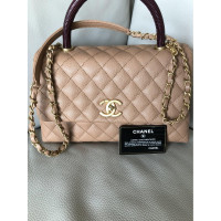 Chanel Coco aus Leder in Beige