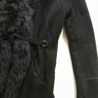 Roberto Cavalli Jacket/Coat Fur in Black