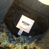 Moschino Jacke/Mantel aus Jeansstoff