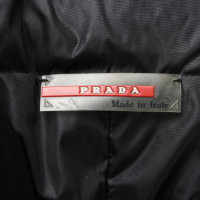 Prada Giacca/Cappotto in Pelliccia in Nero