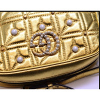 Gucci Borsa a tracolla in Pelle in Oro