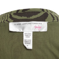 Diane Von Furstenberg Wrap dress in olive green