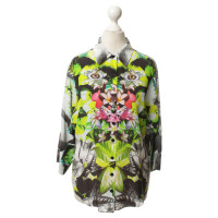 Marc Cain Silk blouse with colourful patterns