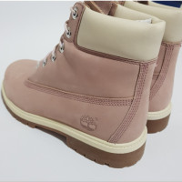 Timberland Stiefel aus Leder in Nude