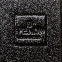 Fendi Sac à main/Portefeuille en Toile en Noir