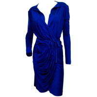 Balenciaga Vestito in Seta in Blu