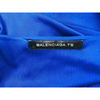 Balenciaga Vestito in Seta in Blu