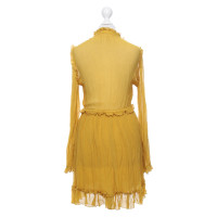 Ulla Johnson Kleid aus Seide in Gelb