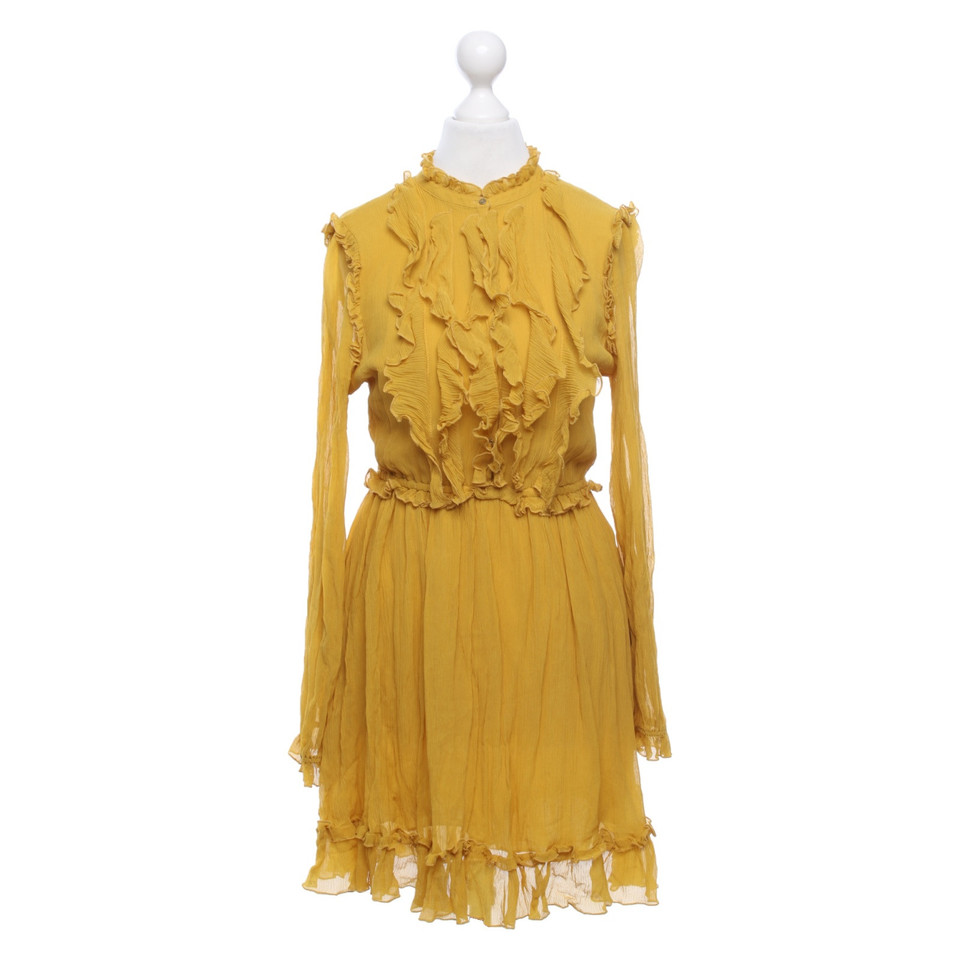 Ulla Johnson Kleid aus Seide in Gelb