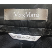 Max Mara Paire de Pantalon en Coton en Noir