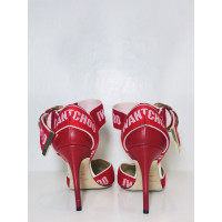 Jimmy Choo Sandalen aus Leder in Rot