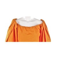 Yves Saint Laurent Blazer aus Baumwolle in Orange