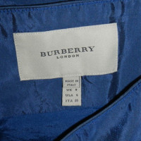 Burberry Robe en Soie en Bleu