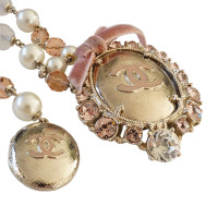 Chanel Perlen-Gürtel-Sautoir mit CC-Schild