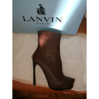 Lanvin Ankle boots Leather in Brown