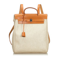 Hermès Backpack Canvas in White