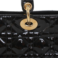 Christian Dior "Lady Dior" aus schwarzem Lackleder