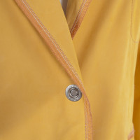 Sylvie Schimmel Jacke/Mantel aus Leder in Orange