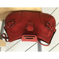 Salvatore Ferragamo Handbag Leather in Red