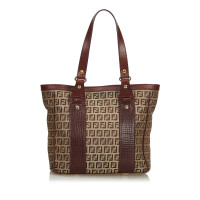 Fendi Tote bag in Tela in Marrone