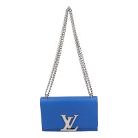 Louis Vuitton Louise MM Blue Shoulder Bag