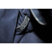 Hermès Sac à main en Coton en Bleu