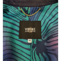 Versace Veste/Manteau en Cuir en Violet