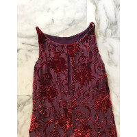 Moschino Kleid aus Seide in Bordeaux