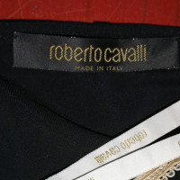 Roberto Cavalli Kleid aus Viskose in Schwarz