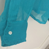 Aspesi Vest Silk in Turquoise