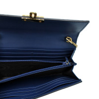 Gucci Clutch Bag Leather in Blue
